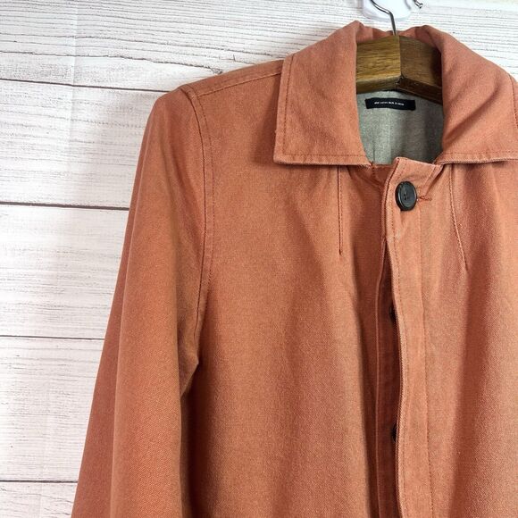 Zanerobe Rustic Orange Button Chore Jacket Button Coat Size S Mens - Picture 3 of 13